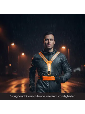 Hardloopvest met Opbergvak - Verlichting