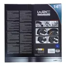 WRC Wieldoppen 14" - zwart/zilver 4 stuks