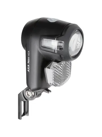 Axa Koplamp Nox City Auto Off Batterij 4 Lux Zwart