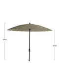 Manilla Ø250 Stokparasol Garden Impressions