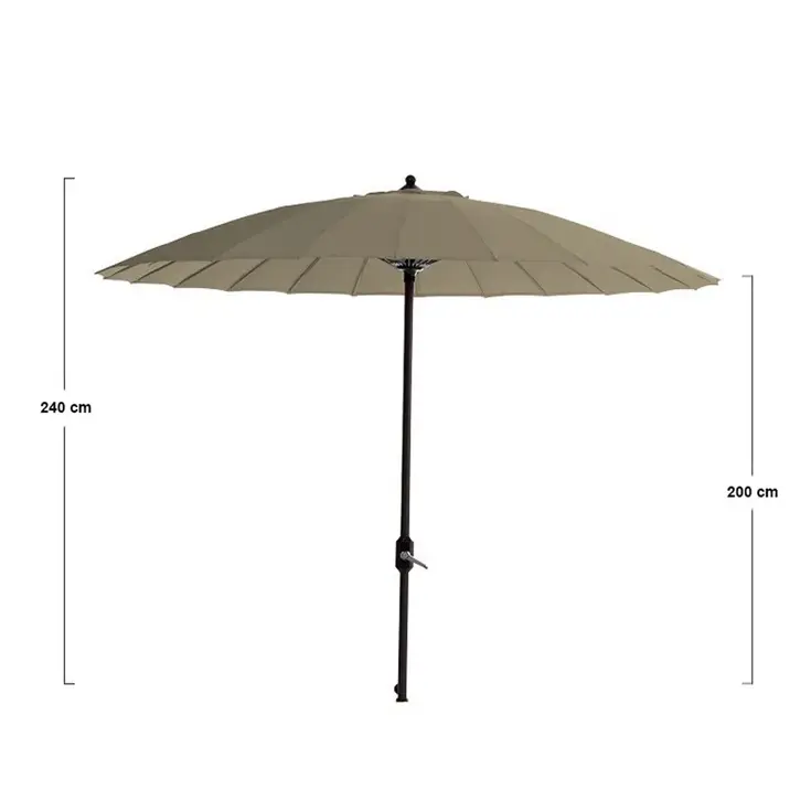 Manilla Ø250 Stokparasol Garden Impressions