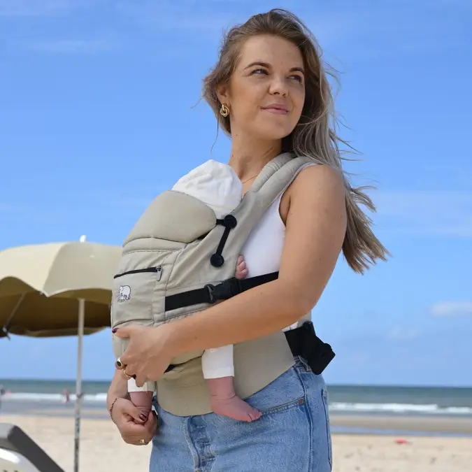 Ergonomische Draagzak - Buikdrager 4-in-1 - Deryan