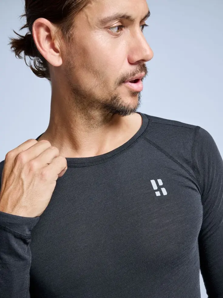 Merino - Heren - Thermoshirt