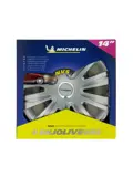 Wieldoppen - 14 inch - chroom - 4 stuks