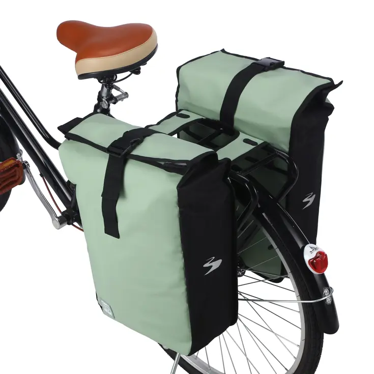 Fietstas Rolltop - Dubbel - Waterdicht
