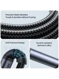 Aux kabel - 1.2 meter - Zwart