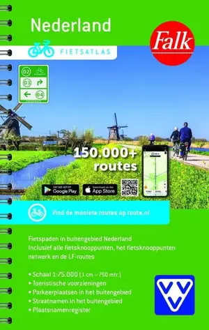 Falk VVV fietsatlas Nederland