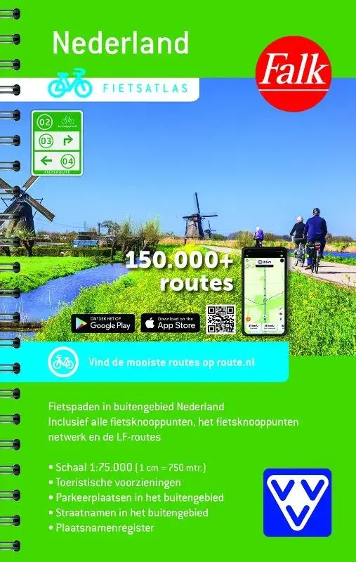 Falk VVV fietsatlas Nederland