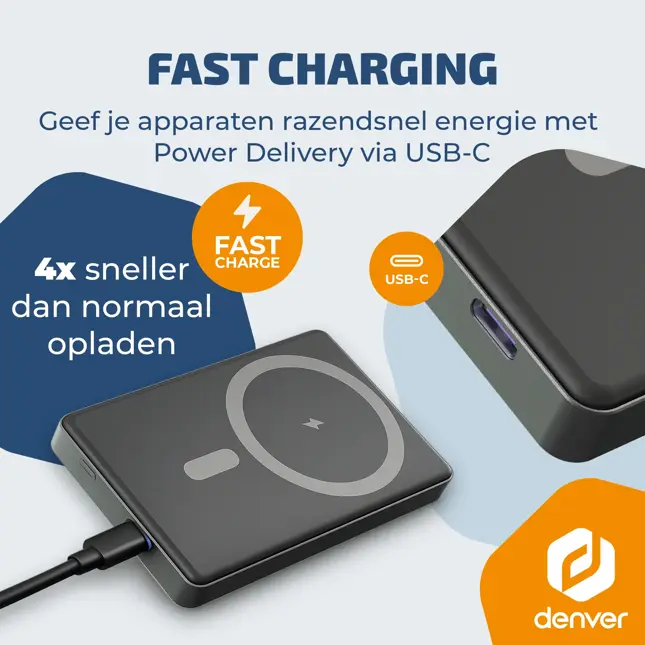 PQCW10010 Powerbank Magsafe - 10.000 mAh