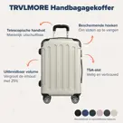 TRVLMORE Handbagage Koffer - 45L