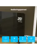 Paneelverwarming – 2500W – Glazen kachel