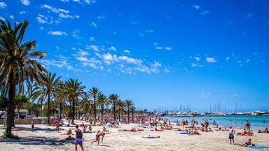 spanje_mallorca_playa-de-palma_palma_strand_zee_parasol_strandganger_haven_bootgetty