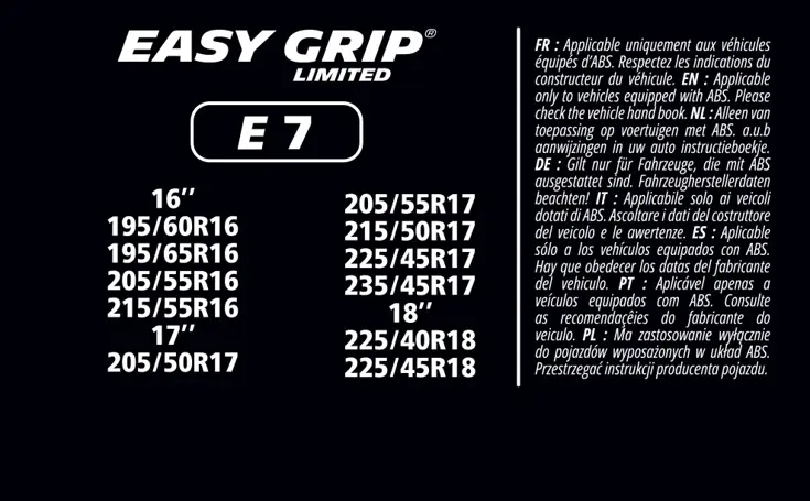 Sneeuwkettingen - Easy Grip - EG-E7
