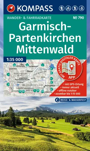 Wandelkaart WK790 Garmisch-Partenkirchen
