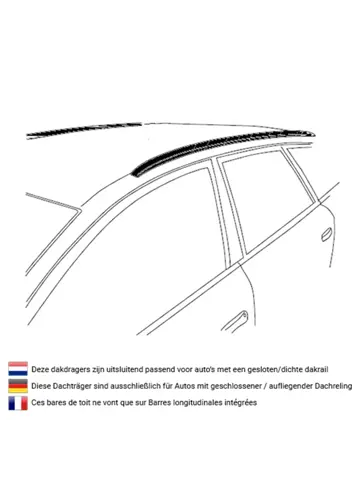 Dakdragers Peugeot 308 stationwagon 2014-2021