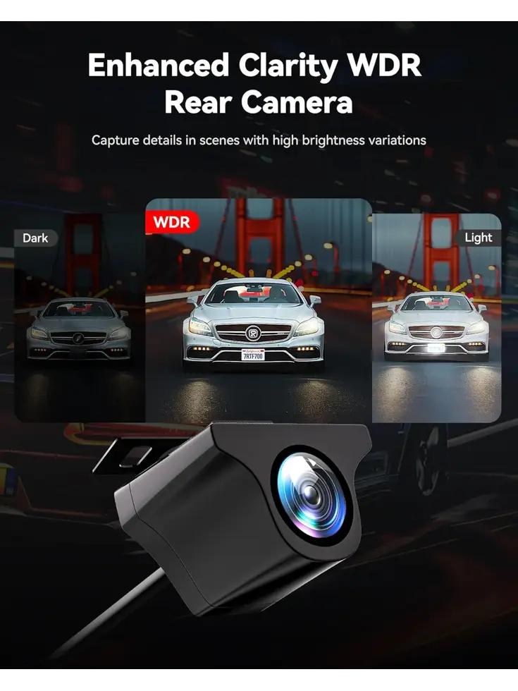 F7N Elite 4K Touch Wifi GPS 2CH 128gb dashcam