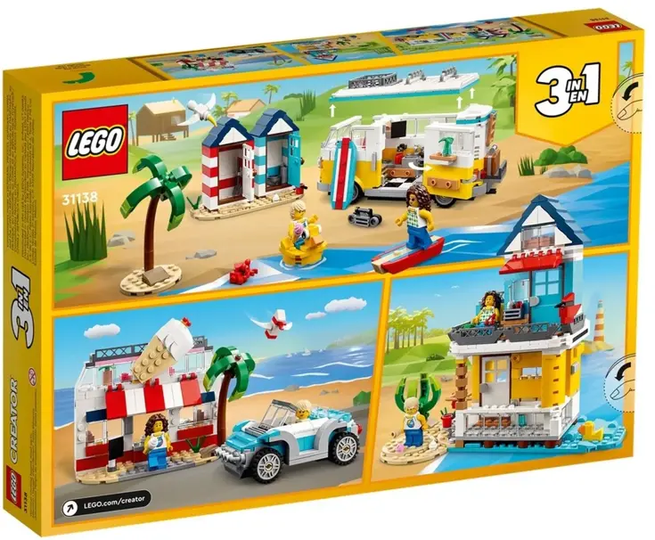 LEGO® CREATOR Strandkampeerbus 31138