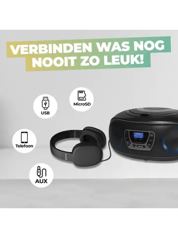 TDB212GR DAB+/FM Radio Boombox