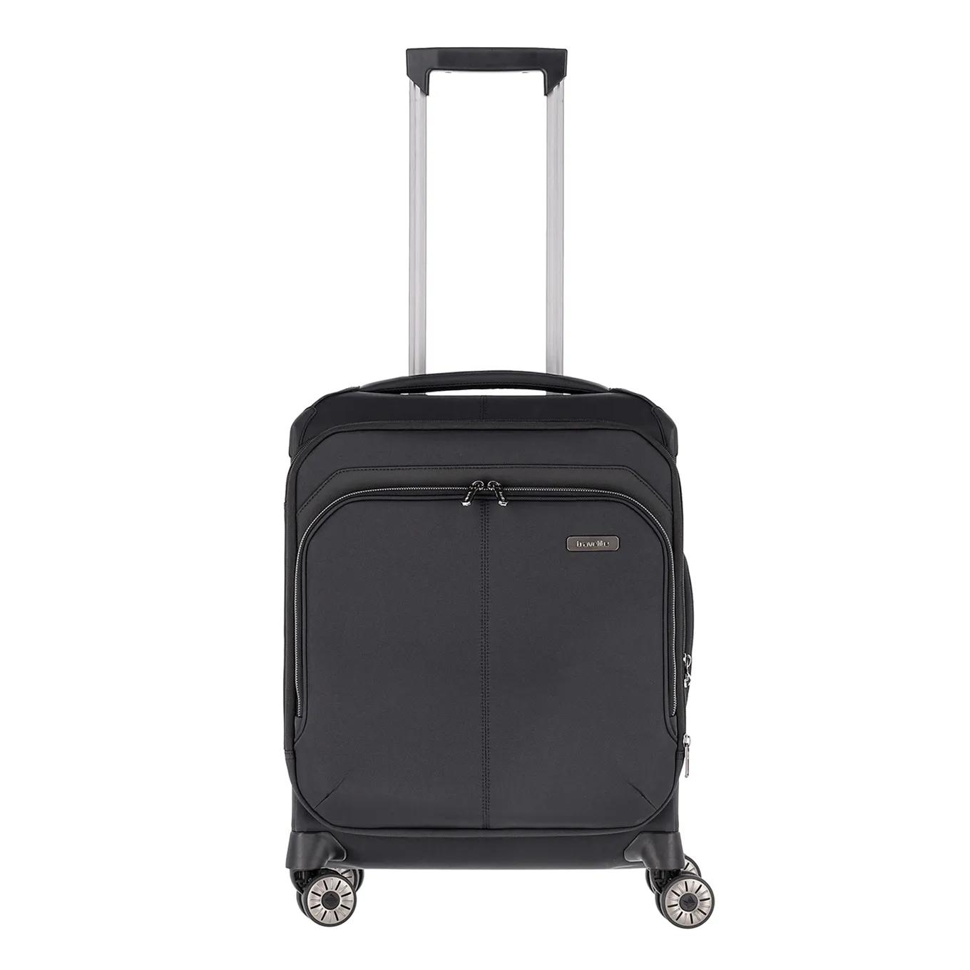 Travelite  Priima 4w trolley s exp. Zwart  Zwart main product image