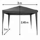 Partytent - 3X3m - Easy-Up Tent - Cuhoc