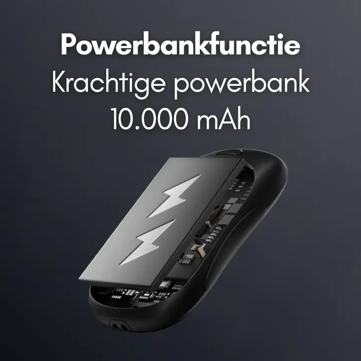 Herbruikbare Handwarmers met Powerbank PRO