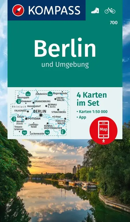 Wandelkaart WK700 Berlin und Umgebung