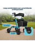 Rollator - Lichtgewicht & opvouwbaar - 6,9 kg
