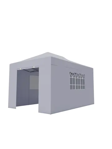 Partytent met Zijwanden – 3x4.5 m – Donkergrijs