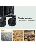 Bolderkar – 100KG – Zwart
