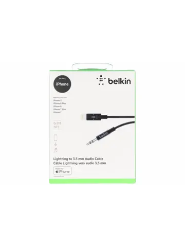 Belkin Lightning naar AUX kabel