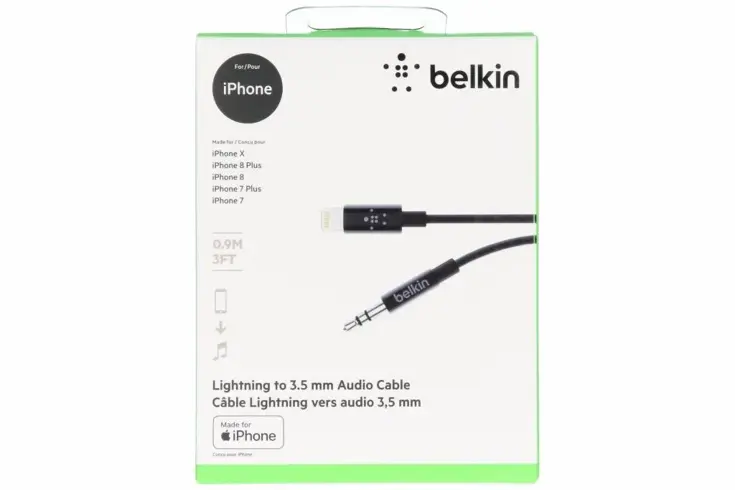 Belkin Lightning naar AUX kabel