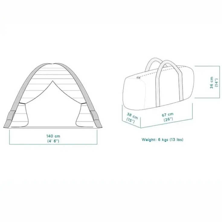Crua Duo Combo + Culla Cocoon 2p