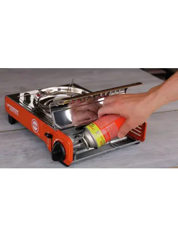 Deluxe Camping kooktoestel gas - 1-pits