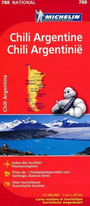 Kaart National 788 Chili - Argentinië