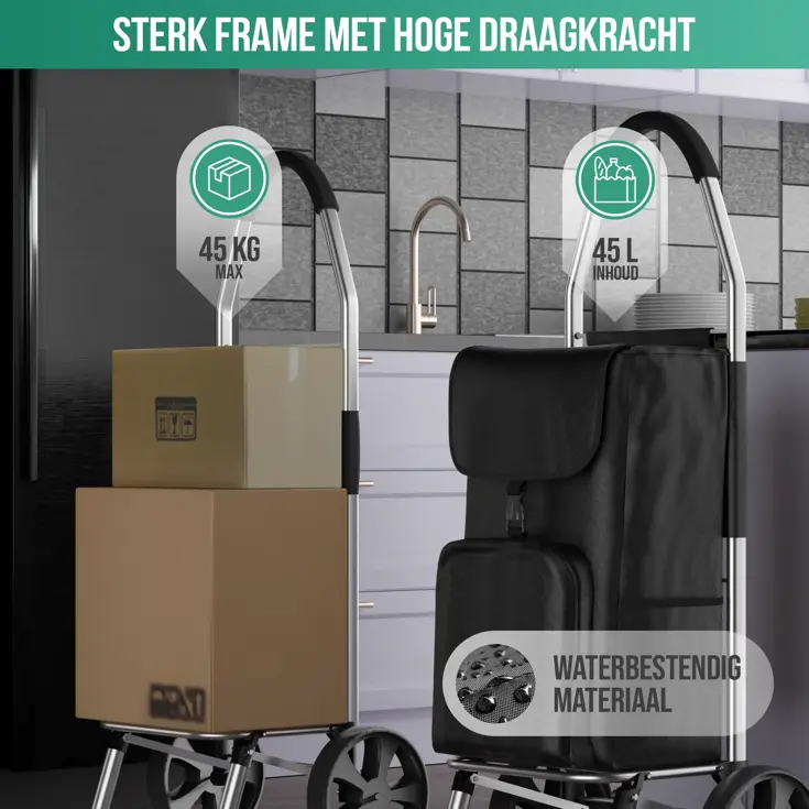 Boodschappentrolley 45L - Koelvak