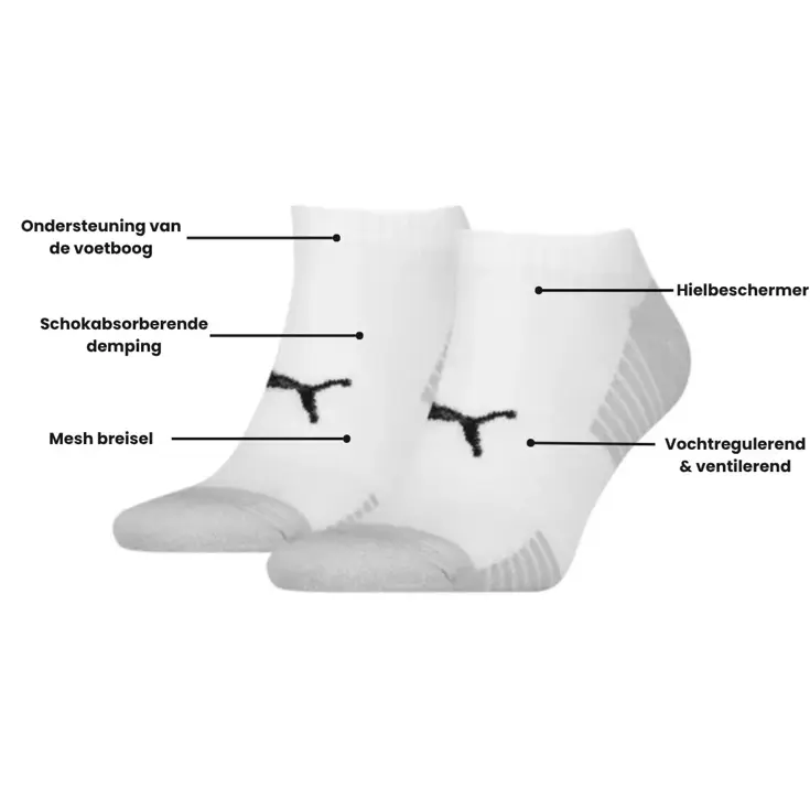 Cushioned - 6 paar - Sneakersokken