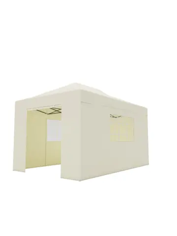 Partytent met Zijwanden – 3x4.5 m – Beige