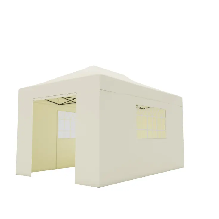 Partytent met Zijwanden – 3x4.5 m – Beige