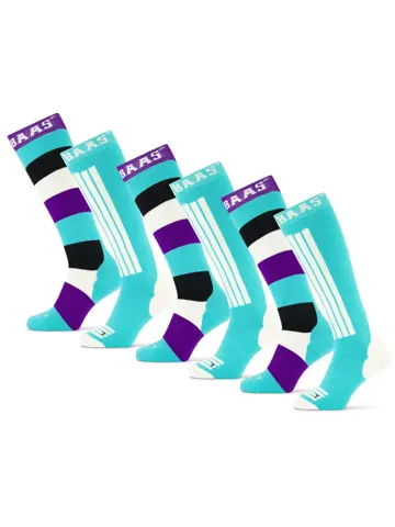 Dames - 6 paar - Skisokken