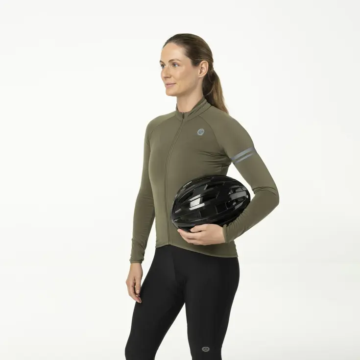 Thermo Fietsshirt Lange Mouwen Essential Dames