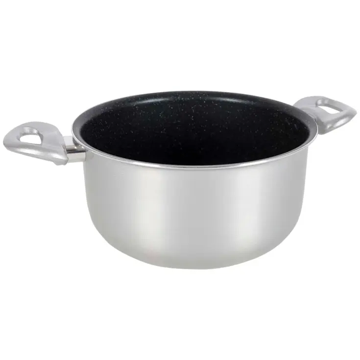 Pannenset Inductie Zilver 9-Delig