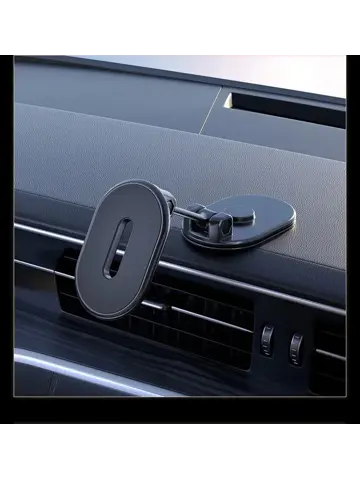 Magnetische Houder - Dashboad + Ruit - Zwart