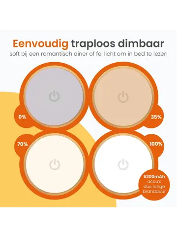 Essence Tafellamp Oplaadbaar - 38cm - LED