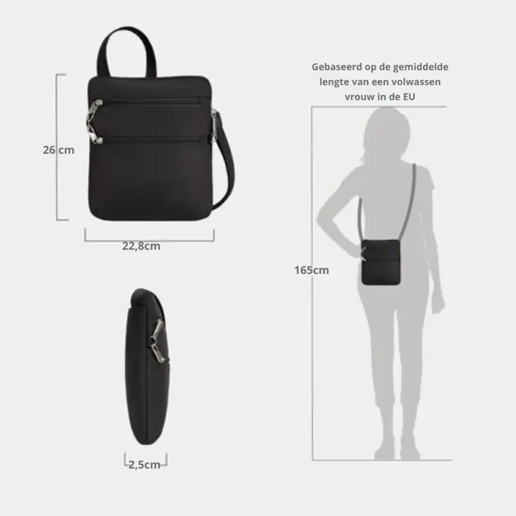 Classic Anti-diefstal Slanke Crossbody