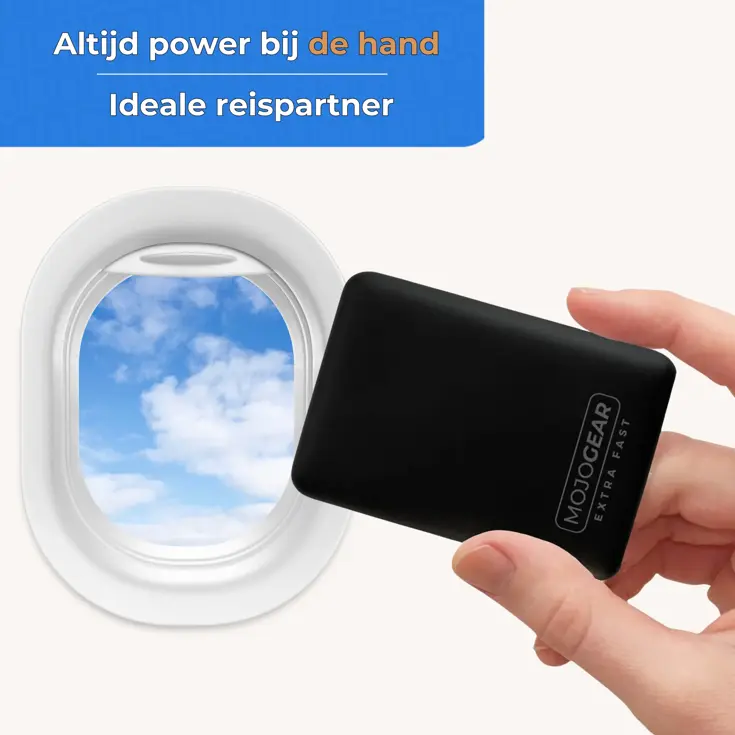 Mini Extra Fast Powerbank 10.000 mAh – 3 poorten