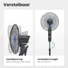 Auronic Statiefventilator – 50W