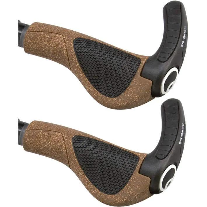 Ergon  handvatten GP3-L kurk  Bruin main product image