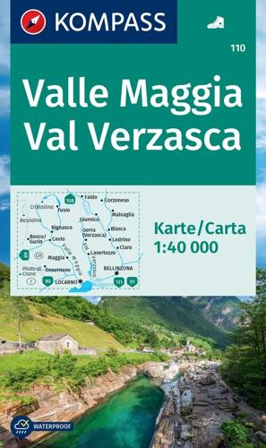 Wandelkaart WK110 Valle Maggia