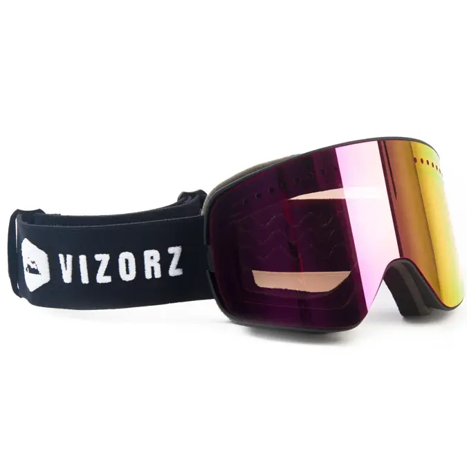 Vizorz Skibril met Roze/Kersrood vizier