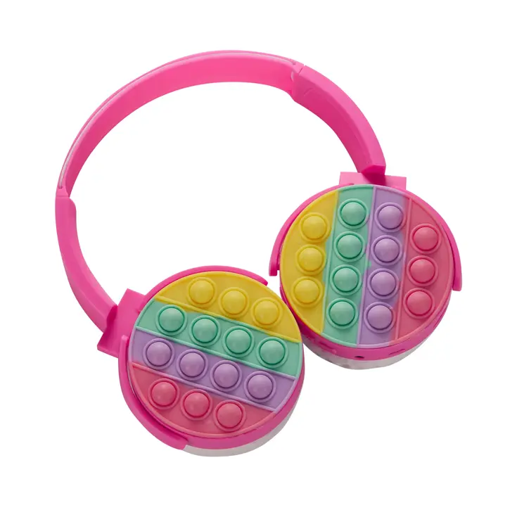 Fidget Series koptelefoon roze kinderen